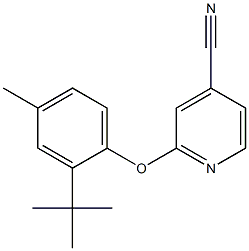 2-(2-tert-butyl-4-methylphenoxy)pyridine-4-carbonitrile