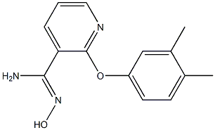 2-(3,4-dimethylphenoxy)-N'-hydroxypyridine-3-carboximidamide
