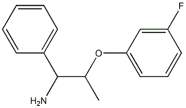 2-(3-fluorophenoxy)-1-phenylpropan-1-amine|