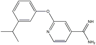 2-(3-isopropylphenoxy)pyridine-4-carboximidamide