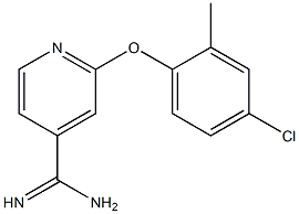 2-(4-chloro-2-methylphenoxy)pyridine-4-carboximidamide