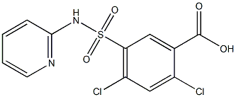 2,4-dichloro-5-(pyridin-2-ylsulfamoyl)benzoic acid