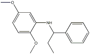 2,5-dimethoxy-N-(1-phenylpropyl)aniline