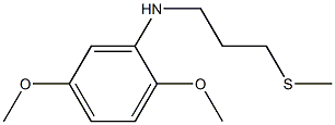 2,5-dimethoxy-N-[3-(methylsulfanyl)propyl]aniline