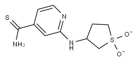 2-[(1,1-dioxidotetrahydrothien-3-yl)amino]pyridine-4-carbothioamide