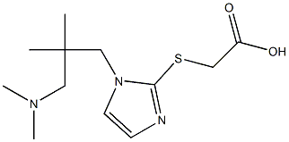 2-[(1-{2-[(dimethylamino)methyl]-2-methylpropyl}-1H-imidazol-2-yl)sulfanyl]acetic acid