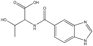 2-[(1H-benzimidazol-5-ylcarbonyl)amino]-3-hydroxybutanoic acid