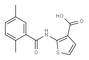 2-[(2,5-dimethylbenzene)amido]thiophene-3-carboxylic acid