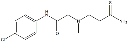 2-[(2-carbamothioylethyl)(methyl)amino]-N-(4-chlorophenyl)acetamide