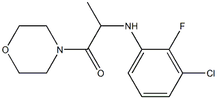 2-[(3-chloro-2-fluorophenyl)amino]-1-(morpholin-4-yl)propan-1-one
