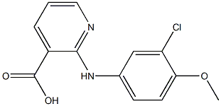 2-[(3-chloro-4-methoxyphenyl)amino]pyridine-3-carboxylic acid