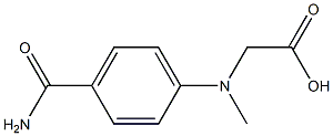 2-[(4-carbamoylphenyl)(methyl)amino]acetic acid