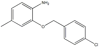 2-[(4-chlorophenyl)methoxy]-4-methylaniline