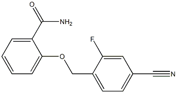 2-[(4-cyano-2-fluorobenzyl)oxy]benzamide