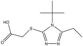 2-[(4-tert-butyl-5-ethyl-4H-1,2,4-triazol-3-yl)sulfanyl]acetic acid