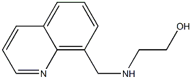 2-[(quinolin-8-ylmethyl)amino]ethan-1-ol Struktur