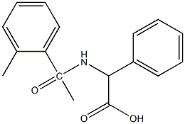 2-[1-(2-methylphenyl)acetamido]-2-phenylacetic acid