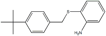 2-{[(4-tert-butylphenyl)methyl]sulfanyl}aniline Structure