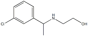 2-{[1-(3-chlorophenyl)ethyl]amino}ethan-1-ol|