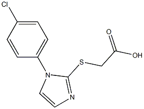 2-{[1-(4-chlorophenyl)-1H-imidazol-2-yl]sulfanyl}acetic acid