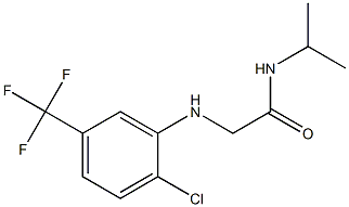 2-{[2-chloro-5-(trifluoromethyl)phenyl]amino}-N-(propan-2-yl)acetamide