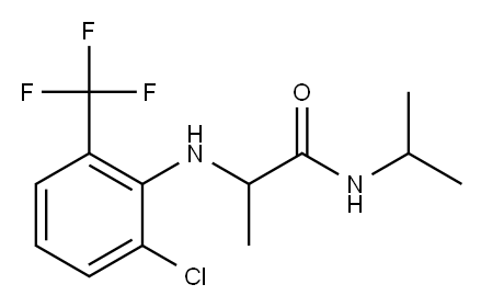 2-{[2-chloro-6-(trifluoromethyl)phenyl]amino}-N-(propan-2-yl)propanamide
