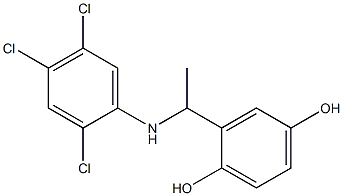 2-{1-[(2,4,5-trichlorophenyl)amino]ethyl}benzene-1,4-diol