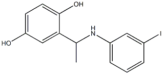 2-{1-[(3-iodophenyl)amino]ethyl}benzene-1,4-diol