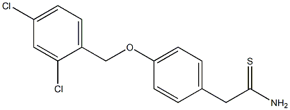 2-{4-[(2,4-dichlorophenyl)methoxy]phenyl}ethanethioamide