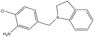 2-chloro-5-(2,3-dihydro-1H-indol-1-ylmethyl)aniline
