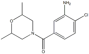 2-chloro-5-[(2,6-dimethylmorpholin-4-yl)carbonyl]aniline