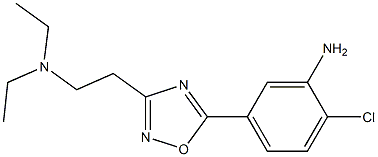 2-chloro-5-{3-[2-(diethylamino)ethyl]-1,2,4-oxadiazol-5-yl}aniline