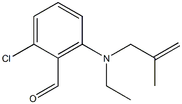 2-chloro-6-[ethyl(2-methylprop-2-en-1-yl)amino]benzaldehyde