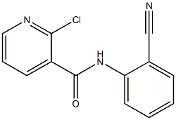 2-chloro-N-(2-cyanophenyl)pyridine-3-carboxamide