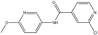 2-chloro-N-(6-methoxypyridin-3-yl)pyridine-4-carboxamide