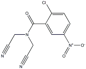 2-chloro-N,N-bis(cyanomethyl)-5-nitrobenzamide