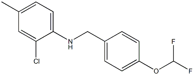 2-chloro-N-{[4-(difluoromethoxy)phenyl]methyl}-4-methylaniline