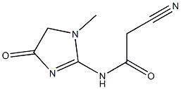 2-cyano-N-(1-methyl-4-oxo-4,5-dihydro-1H-imidazol-2-yl)acetamide
