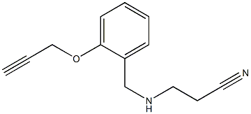 3-({[2-(prop-2-yn-1-yloxy)phenyl]methyl}amino)propanenitrile