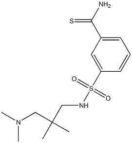 3-({2-[(dimethylamino)methyl]-2-methylpropyl}sulfamoyl)benzene-1-carbothioamide