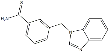 3-(1H-benzimidazol-1-ylmethyl)benzenecarbothioamide