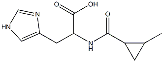 3-(1H-imidazol-4-yl)-2-{[(2-methylcyclopropyl)carbonyl]amino}propanoic acid