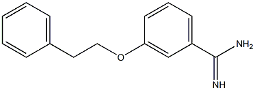 3-(2-phenylethoxy)benzenecarboximidamide Structure