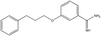 3-(3-phenylpropoxy)benzenecarboximidamide Structure