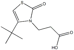 3-(4-tert-butyl-2-oxo-1,3-thiazol-3(2H)-yl)propanoic acid