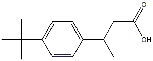 3-(4-tert-butylphenyl)butanoic acid Structure