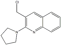 3-(chloromethyl)-2-(pyrrolidin-1-yl)quinoline