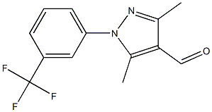 3,5-dimethyl-1-[3-(trifluoromethyl)phenyl]-1H-pyrazole-4-carbaldehyde