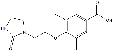 3,5-dimethyl-4-[2-(2-oxoimidazolidin-1-yl)ethoxy]benzoic acid