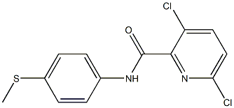 3,6-dichloro-N-[4-(methylsulfanyl)phenyl]pyridine-2-carboxamide
